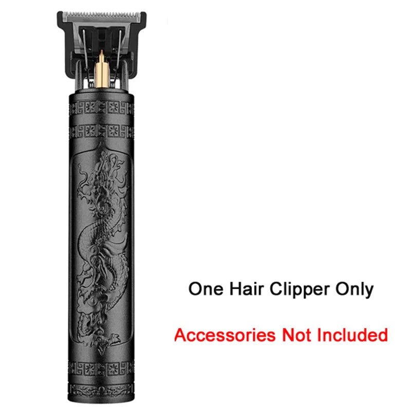 Vintage T9 Professional Hair & Beard Trimmer – Black & Gold