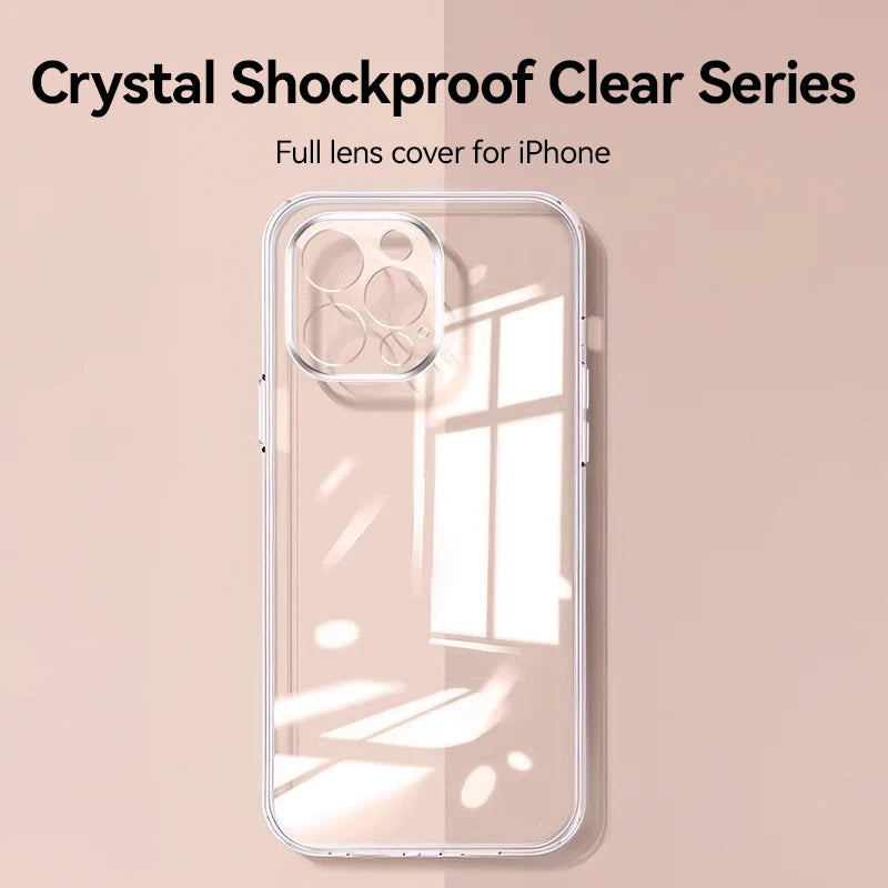 Joyroom for iPhone 16 Pro Max Case Crystal Clear Hard Transparent Non-Yellow Lens Protection Cover For iPhone 16 Pro Case