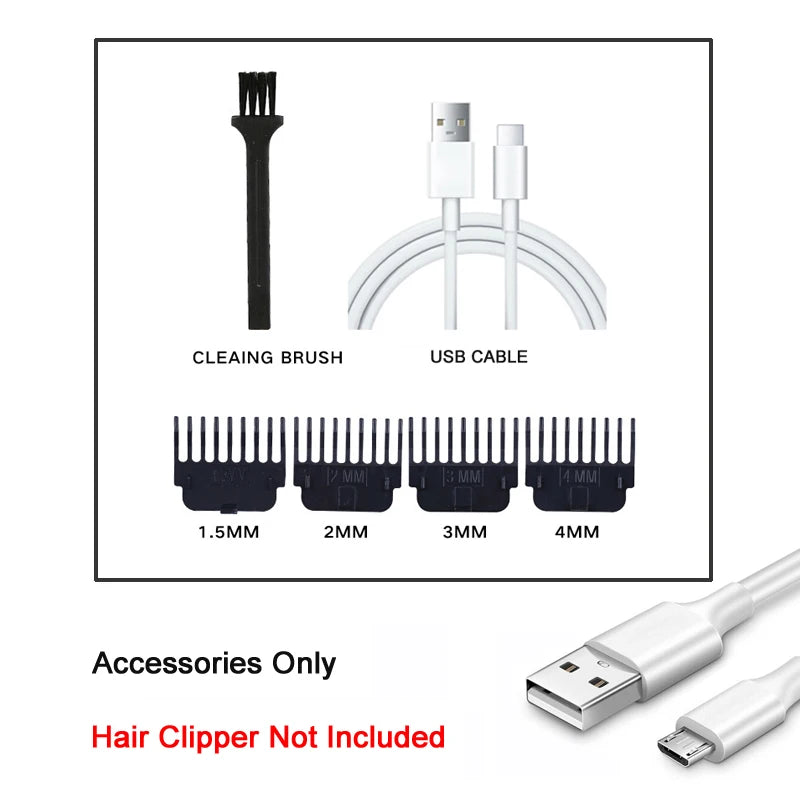 Professional T9 Hair Clipper For Mens USB Fast Rechargeable Beard Care Tools Provide Comfortable Precise Shaving Hair Trimmer