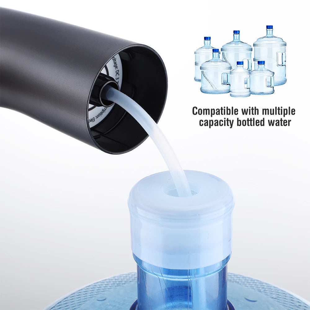 Automatic Water Dispenser Electric Water Pump Button Control USB Charge Portable for Kitchen Office Outdoor Drink Dispenser