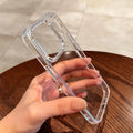 Luxury Transparent Phone Case For iPhone 18 17 Air 16 15 14 Plus 13 12 11 Pro Max Shockproof HD Clear Hard Acrylic Back Cover