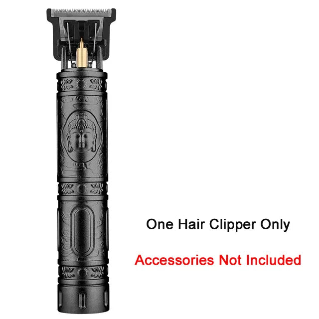 Vintage T9 Professional Hair & Beard Trimmer – Black & Gold